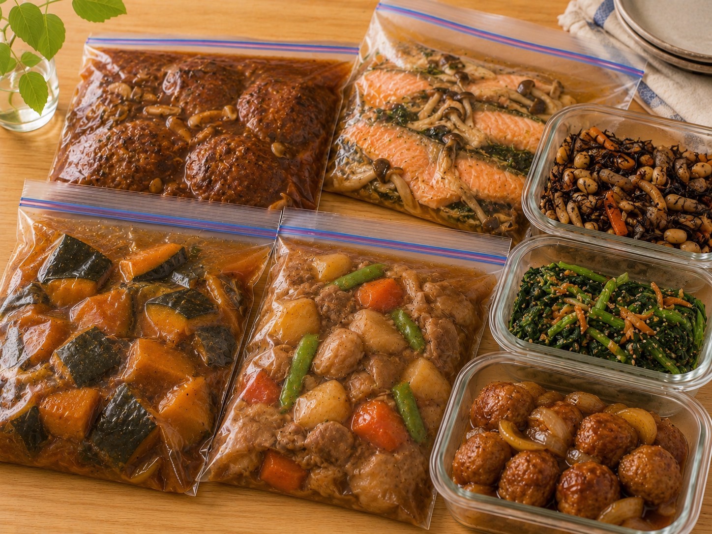 Meal prep and mise en place